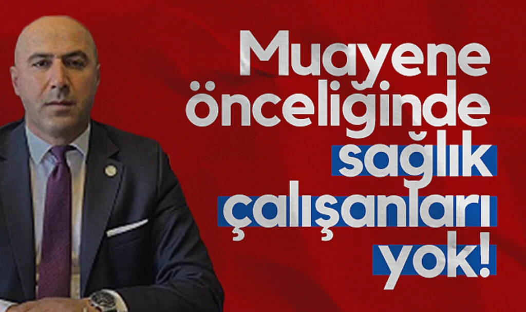 Anadolu Sağlık Sen Genel Başkanı Necip Taşkın: Muayene önceliğinde sağlık çalışanları yok!