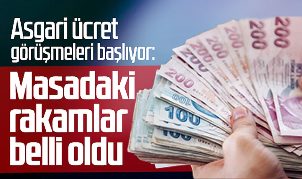 Asgari Ücret Görüşmeleri Başlıyor: Masadaki Rakamlar Belli Oldu