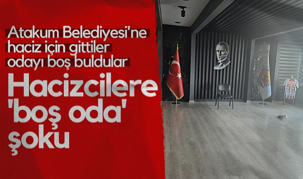 Atakum Belediyesi'ne Giden Hacizcilere 'Boş Oda' Şoku