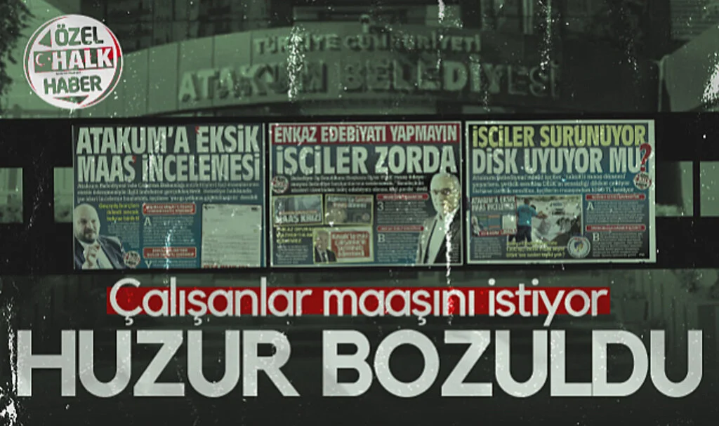 Atakum'da Huzur Bozuldu Çalışanlar Maaşını İstiyor!