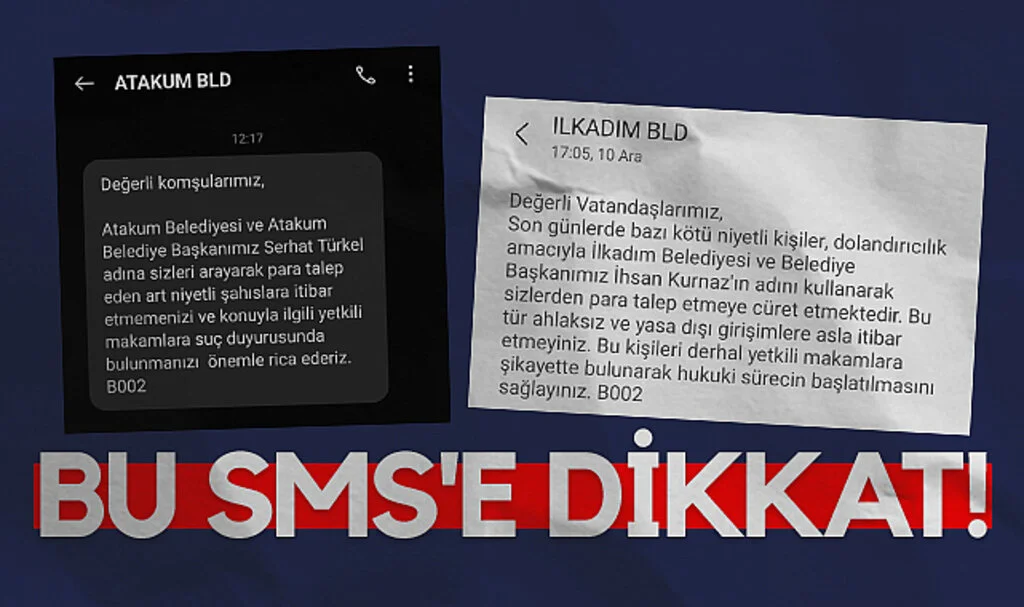 Bu SMS'e dikkat!