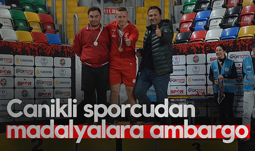 Canikli Sporcudan Madalyalara Ambargo