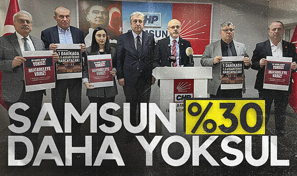 CHP Samsun İl Başkanı Mehmet Özdağ: Samsun %30 daha yoksul