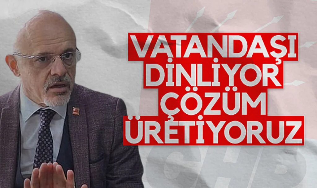 CHP Samsun İl Başkanı Mehmet Özdağ: Vatandaşı dinliyor çözüm üretiyoruz