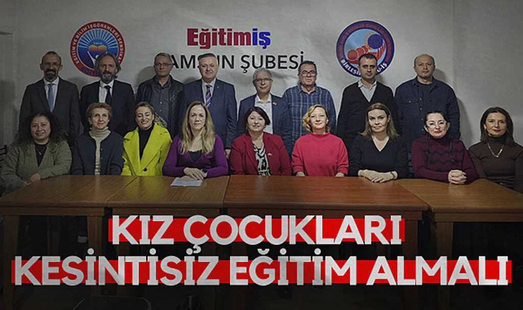 Eğitim-İş: Kız çocukları kesintisiz eğitim almalı