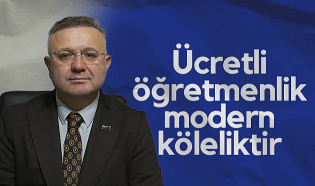 Eğitim İş Samsun Şube Başkanı Onur Gündüz: Ücretli Öğretmenlik Modern Köleliktir