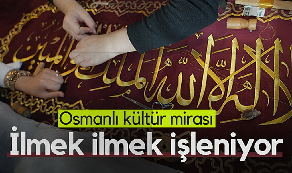 Gevherhan Sultan'ın Puşidesi Samsun'da İlmek İlmek İşleniyor