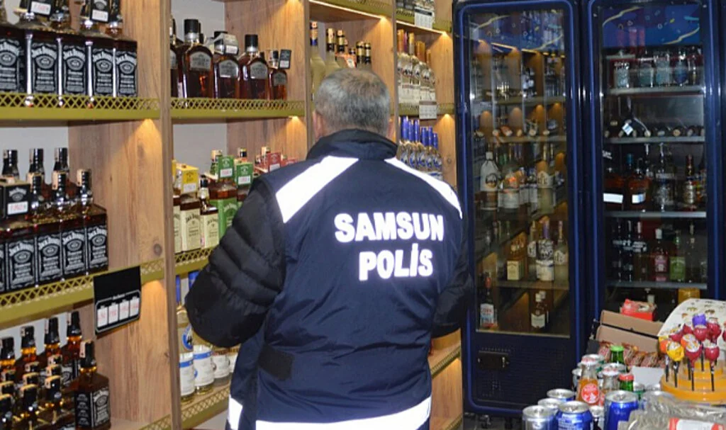 Havza'da kaçak alkol denetimi yapıldı