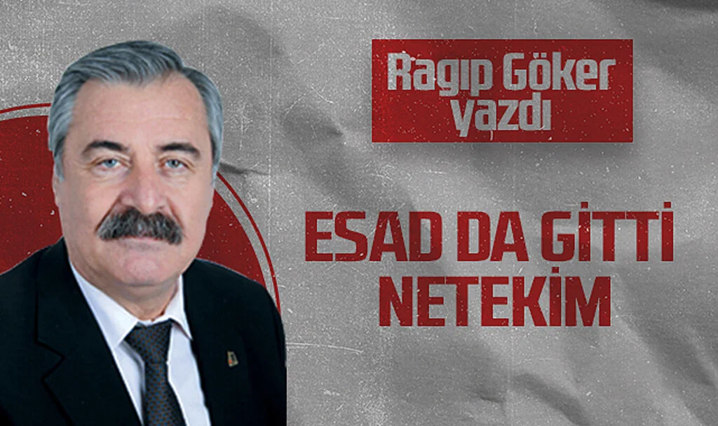 Hedef Halk Gazetesi Köşe Yazarı Ragıp Göker: ESAD DA GİTTİ NETEKİM