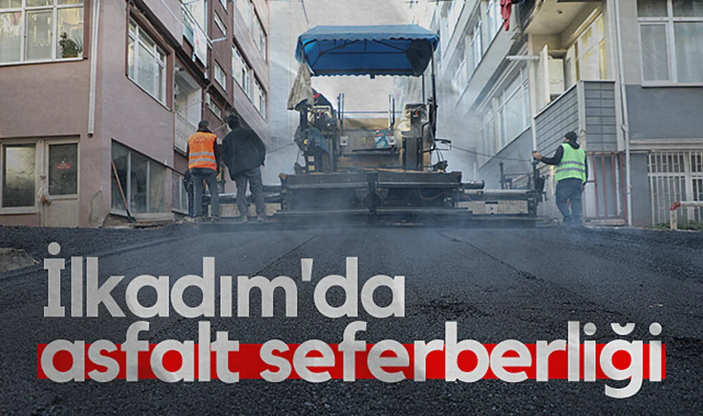 İlkadım’da Asfalt Seferberliği Devam Ediyor