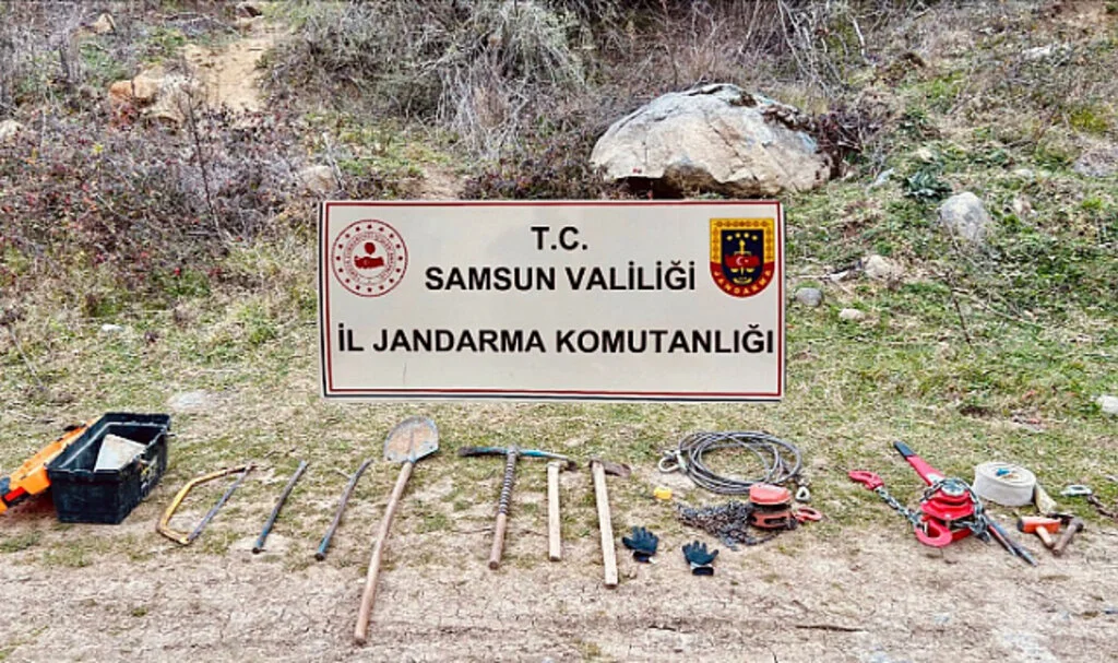 İlkadım’da Kaçak Kazı Operasyonu: 2 Şüpheli Gözaltında