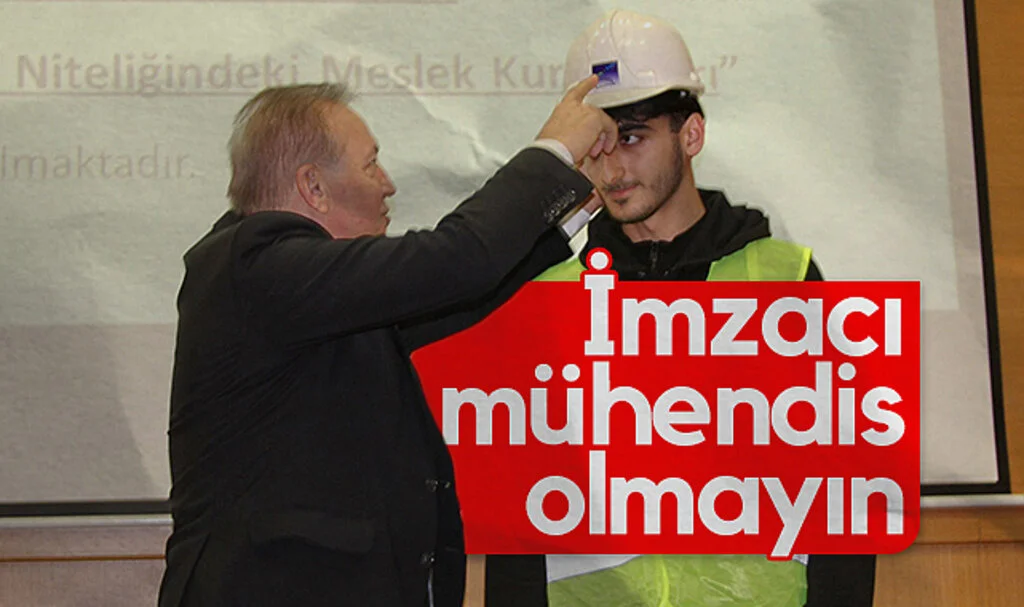 İnşaat Mühendisi Cevat Öncü'den imzacı mühendis olmayın tavsiyesi
