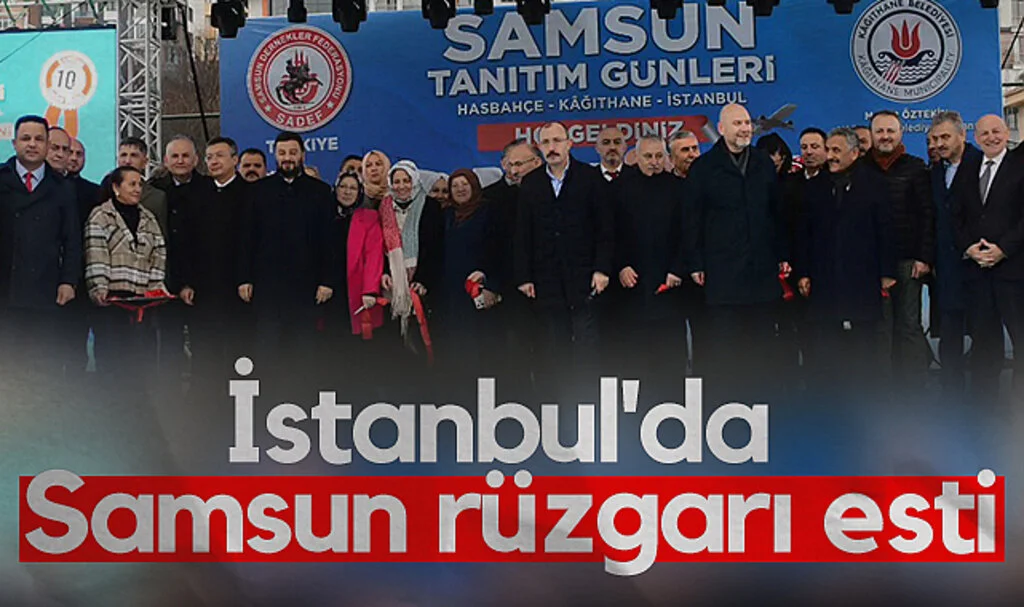 İstanbul'da Samsun rüzgarı esti