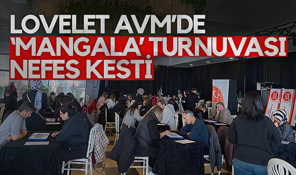 Lovelet AVM'de öğretmenlerin 'Mangala' turnuvası nefes kesti
