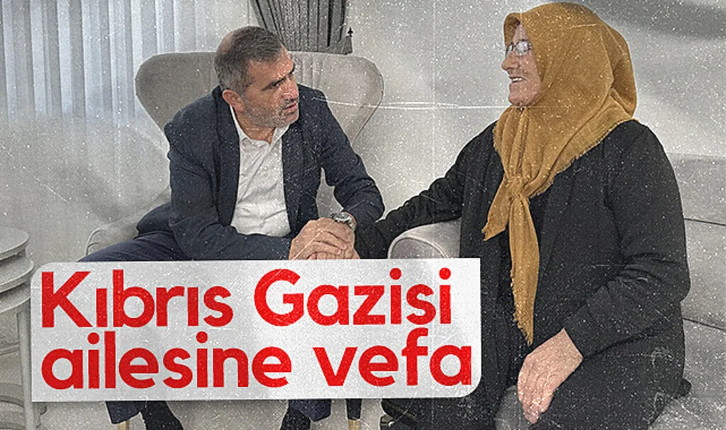 MHP Samsun İl Başkanı’ndan Kıbrıs Gazisi ailesine vefa