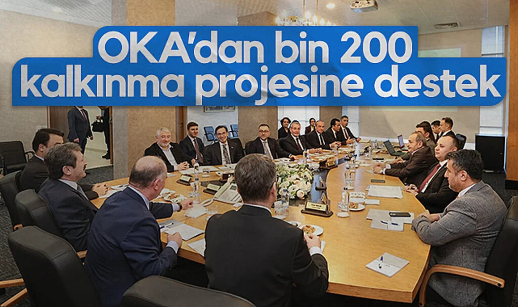 OKA'dan Bin 200 Kalkınma Projesine Destek
