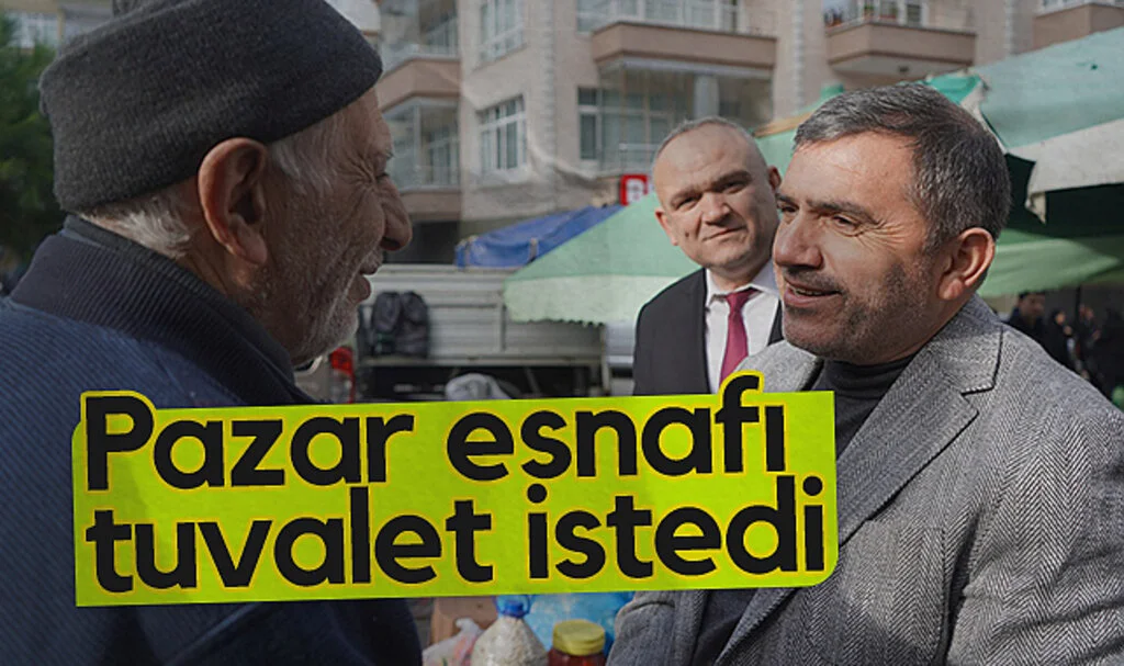 Pazar esnafı MHP'li Burhan Mucur'dan tuvalet istedi