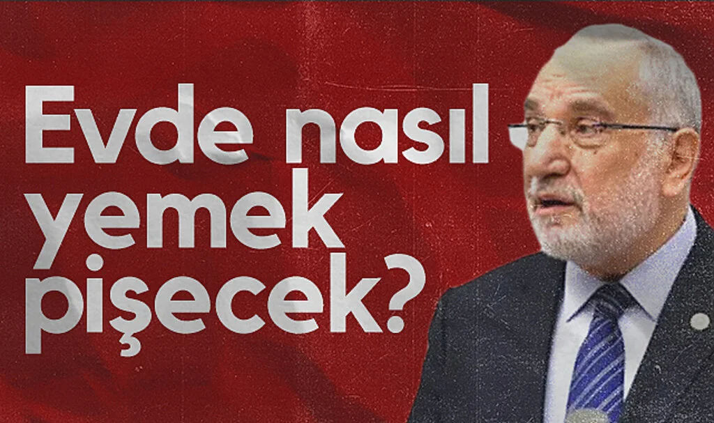 Saadet Partisi Samsun Milletvekili Mehmet Karaman: Evde nasıl  yemek pişecek?