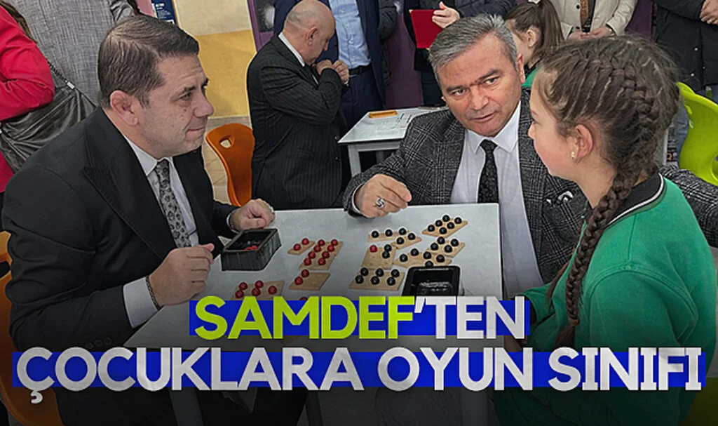 SAMDEF'ten çocuklara oyun sınıfı