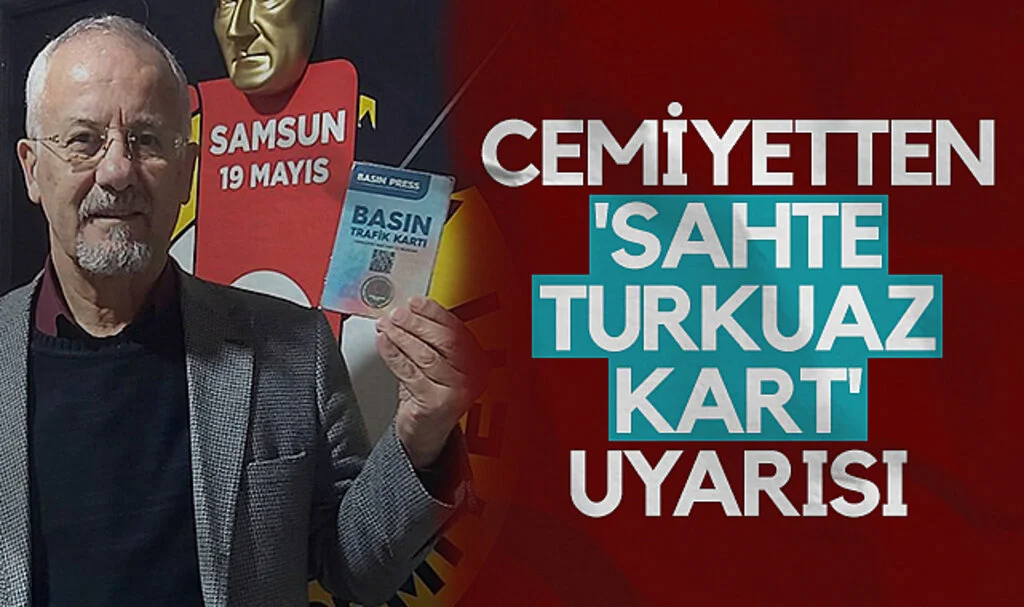 Samsun 19 Mayıs Gazeteciler Cemiyeti'nden Sahte Turkuaz Kart Uyarısı