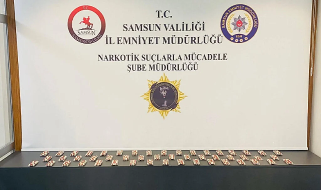 Samsun'da 2 bin 24 adet sentetik ecza ele geçirildi: 2 gözaltı