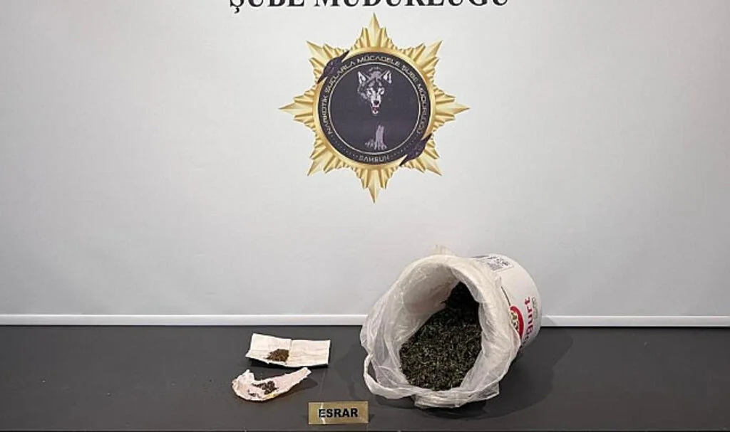 Samsun’da 335 Gram Esrar Ele Geçirildi: 1 Gözaltı