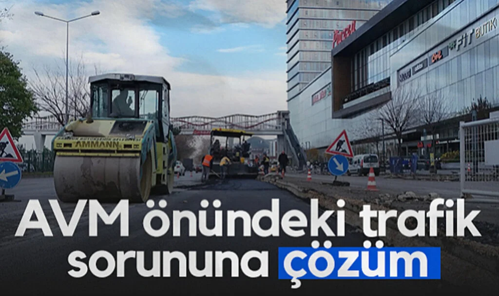 Samsun'da AVM Önündeki Trafik Sorununa Çözüm