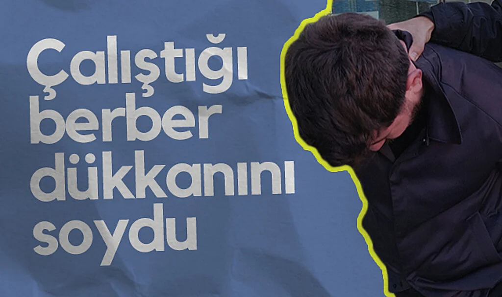 Samsun'da berber dükkanından hırsızlık