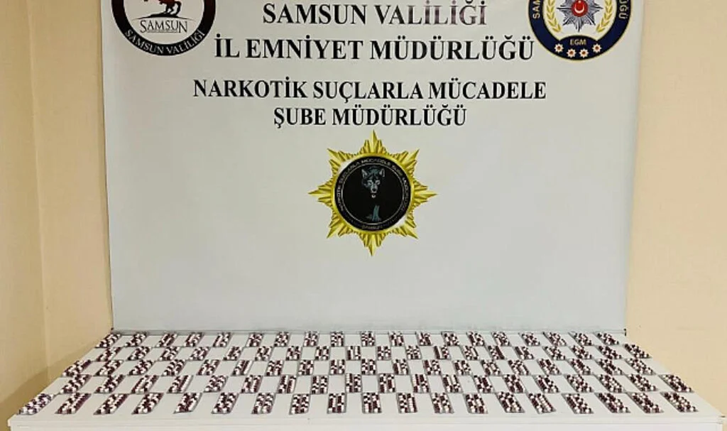 Samsun’da Bin 176 Sentetik Ecza Ele Geçirildi