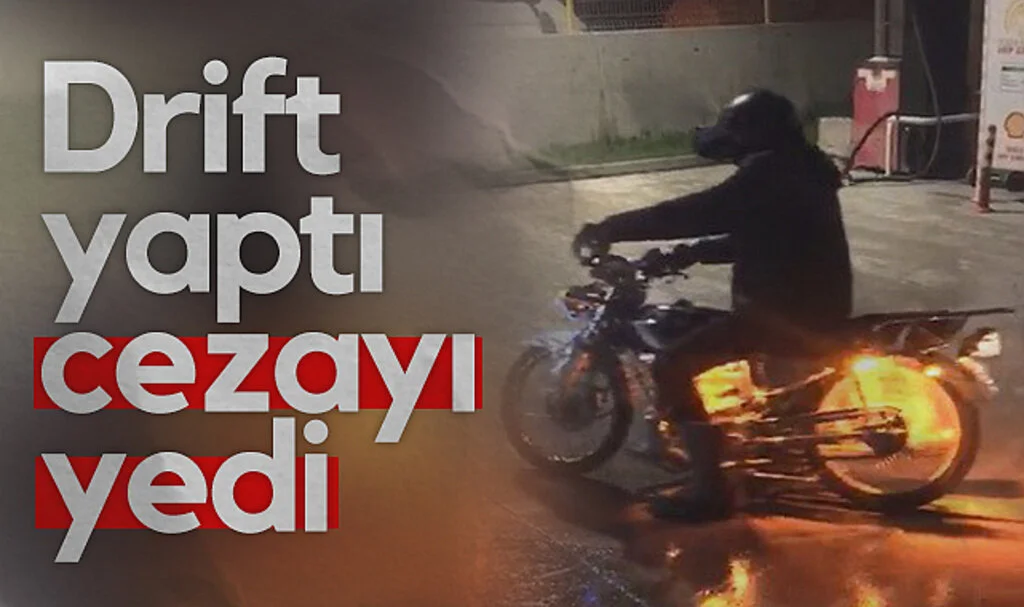 Samsun'da Drift Yapan Sürücüye Ceza Yağdı
