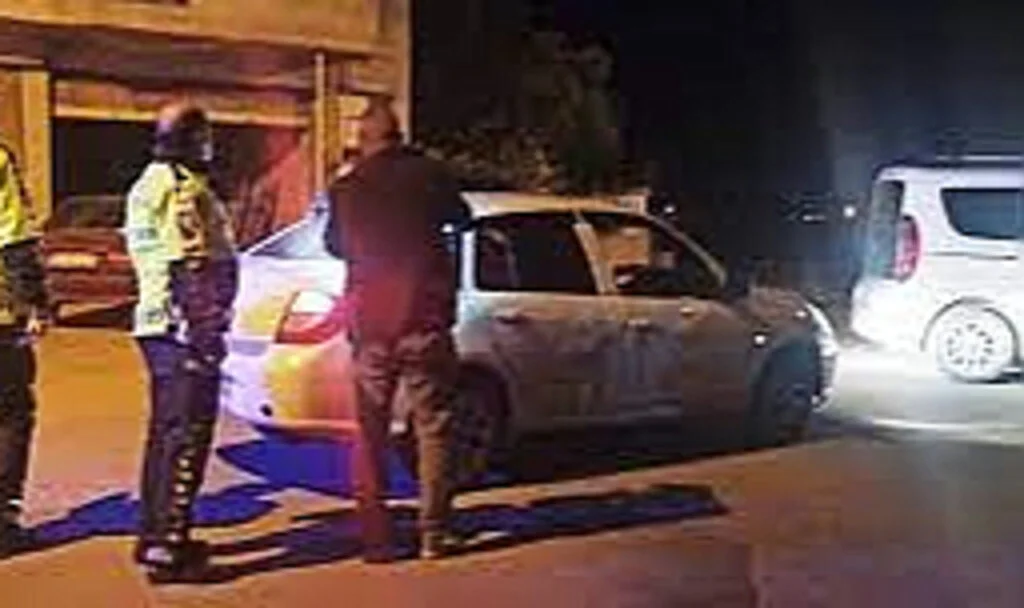 Samsun'da Dur İhtarına Uymayan Araç Bekçiye Çarptı