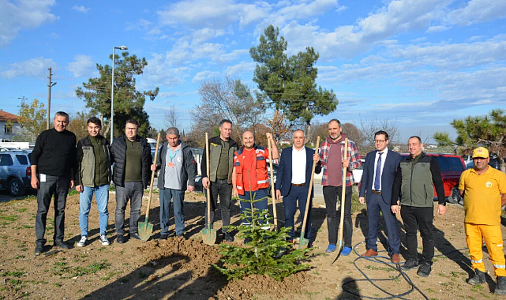 Samsun'da Hastane Bahçesi Ağaçlandırıldı