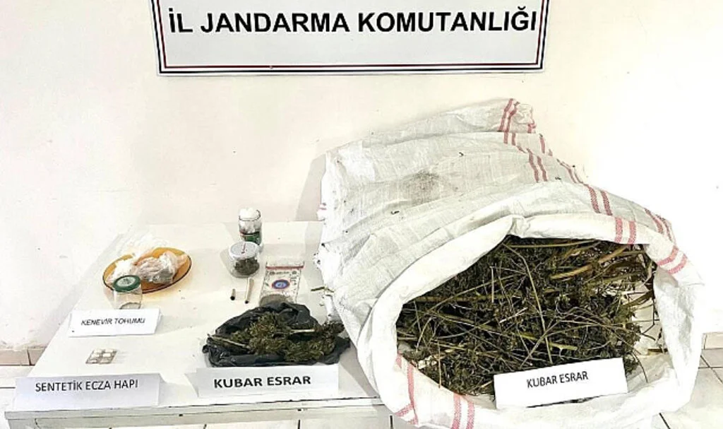 Samsun’da Jandarma 7 Kilo Kubar Esrar Ele Geçirdi