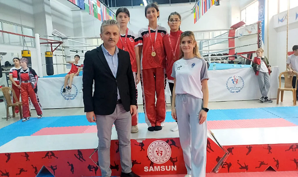 Samsun'da Kick Boks İl Birinciliği Nefes Kesti