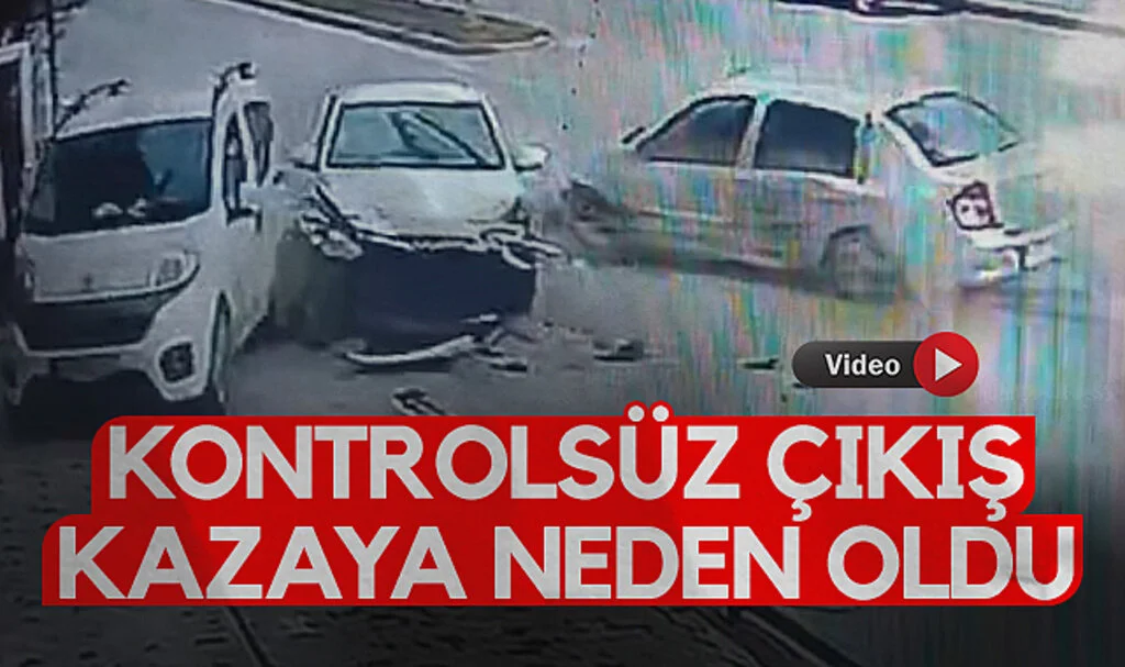 Samsun'da Kontrolsüz Çıkış Kazaya Neden Oldu: 1 Yaralı