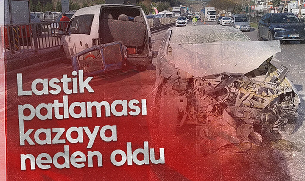 Samsun’da Lastik Patlaması Kazaya Neden Oldu: 1 Yaralı