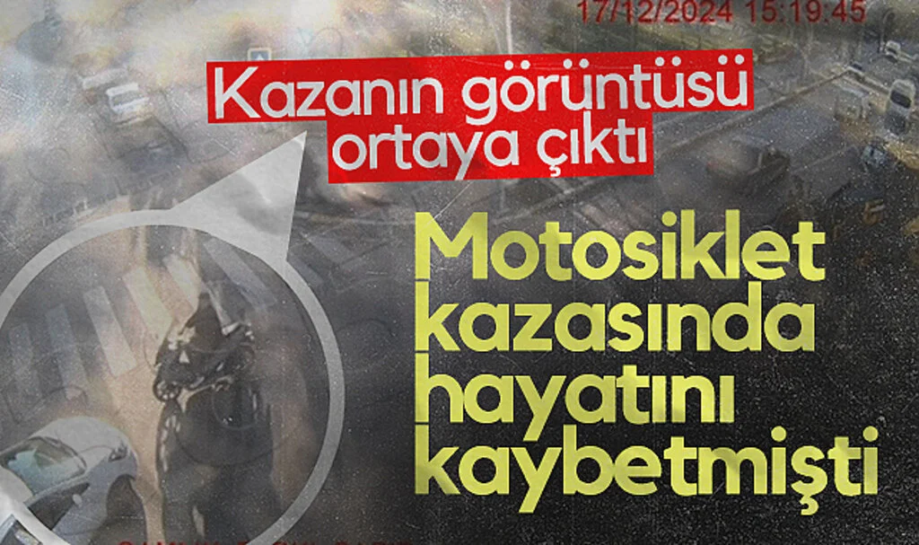 Samsun'da Motosikletli Gencin Ölümüne Sebep Olan Kazanın Görüntüsü Yayınlandı