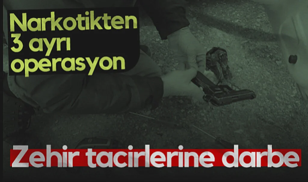 Samsun'da Narkotikten 3 Ayrı Operasyon! Zehir Tacirlerine Darbe...
