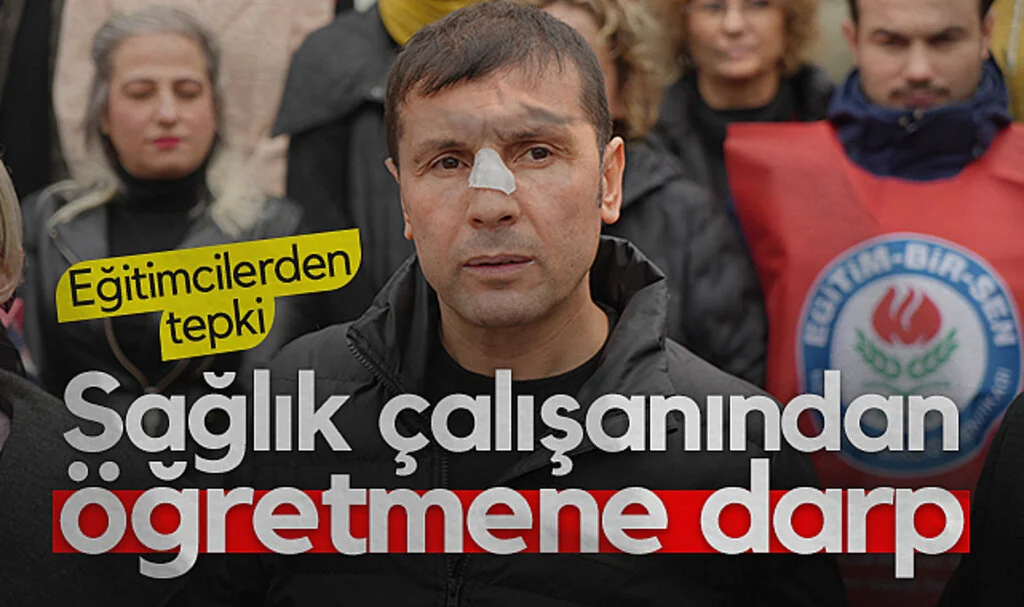 Samsun'da sağlık çalışanından öğretmene darp