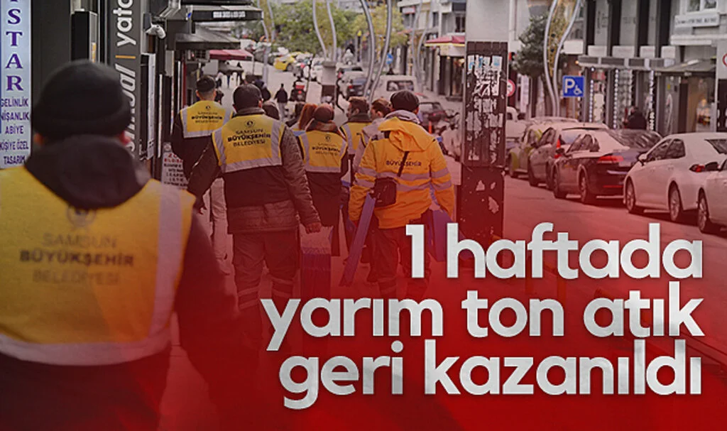 Samsun'da Sıfır Atık Başarısı: 1 Haftada 500 Kilo Atık Geri Dönüştürüldü