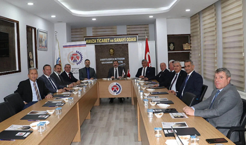 Samsun Oda ve Borsa Başkanları Havza’da Toplandı