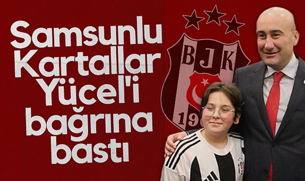 Samsunlu Kartallar Yücel'i bağrına bastı
