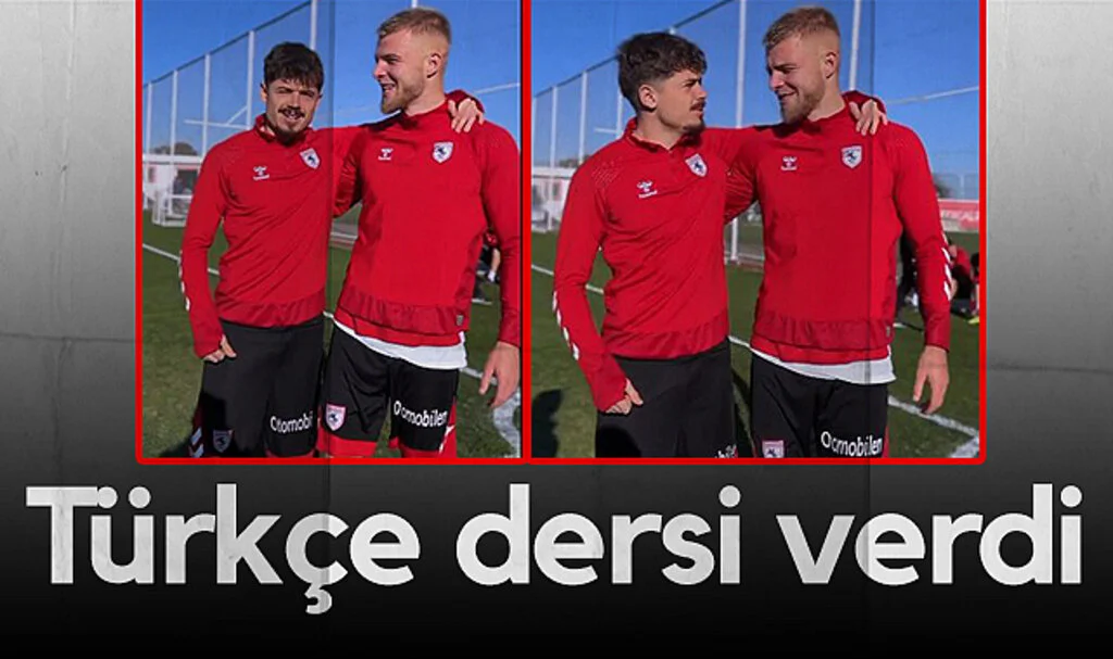 Samsunspor’da Eğlenceli Anlar: Rick van Drongelen’den Türkçe Dersi