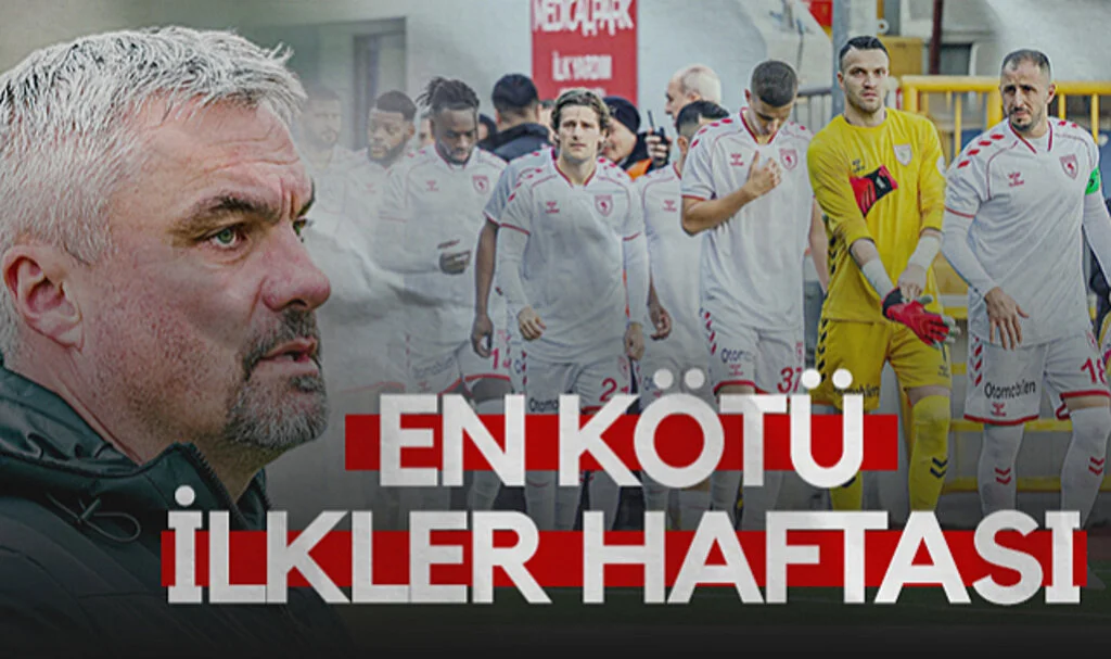 Samsunspor'da En Kötü İlkler Haftası