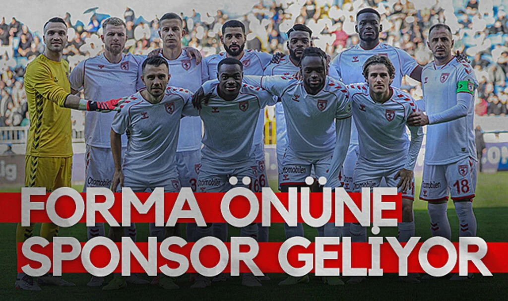 Samsunspor'da forma önüne sponsor geliyor