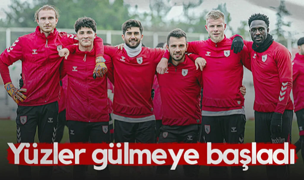 Samsunspor'da Yüzler Gülmeye Başladı