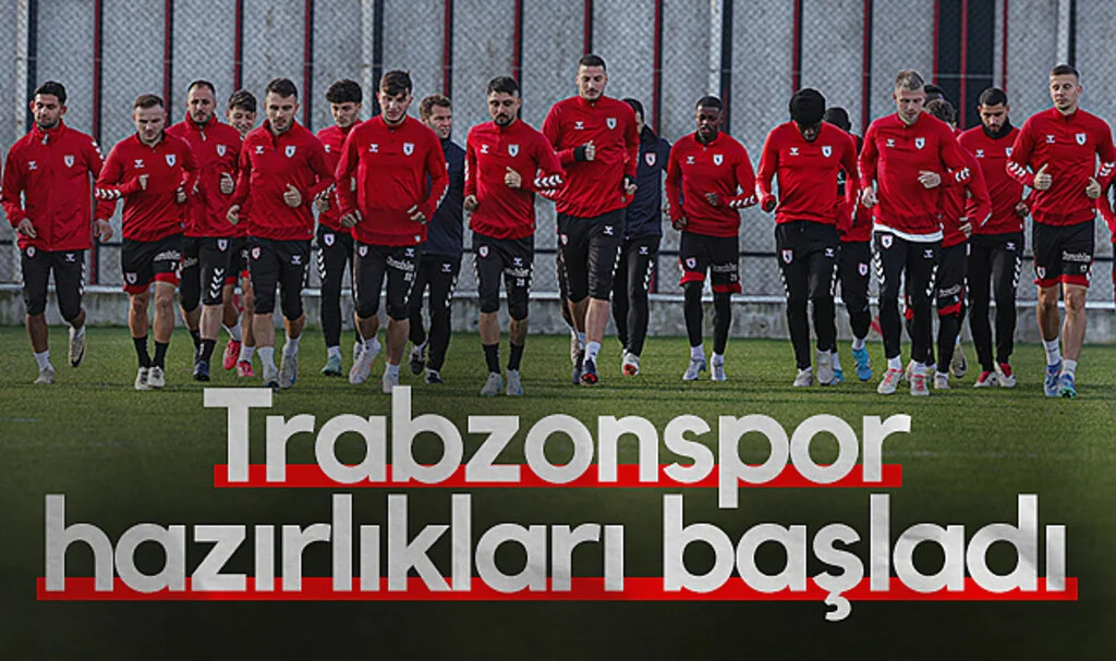 Samsunspor, Trabzonspor maçının hazırlıklarına başladı