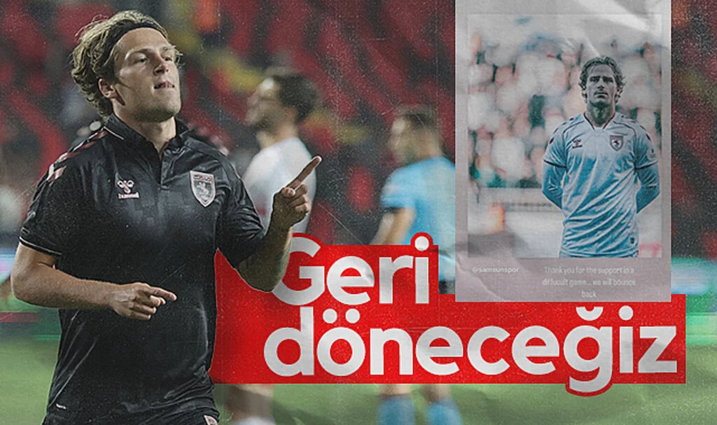 Samsunsporlu Carlo Holse: Geri döneceğiz