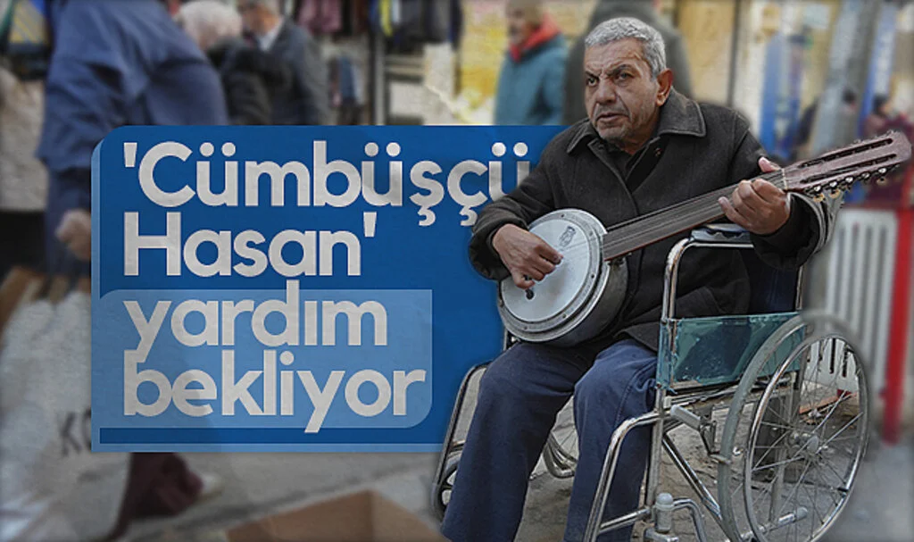 Sokak sanatçısı 'Cümbüşçü Hasan'ın yardım bekliyor