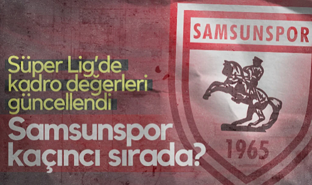 Süper Lig'de Kadro Değerleri Güncellendi! Samsunspor Kaçıncı Sırada?